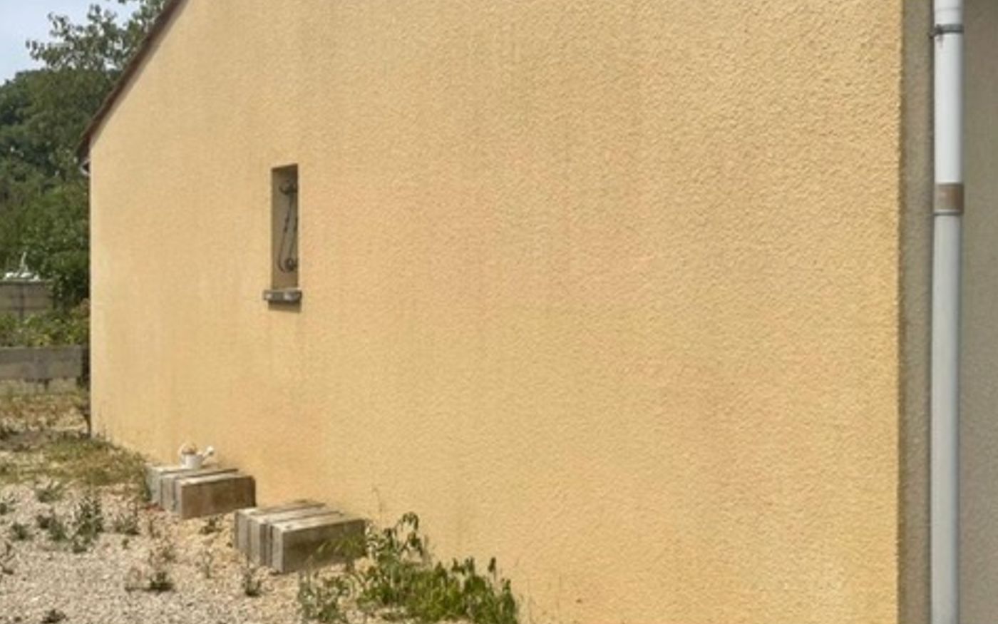 Nettoyage extérieur après travaux à Serans